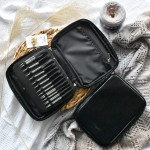 Etui na druty / KOKONKI Accessories / skóra / czerń