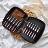 Etui na szydełka / KOKONKI Accessories / skóra / karmel