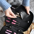Etui na szydełka / KOKONKI Accessories / skóra / czerń