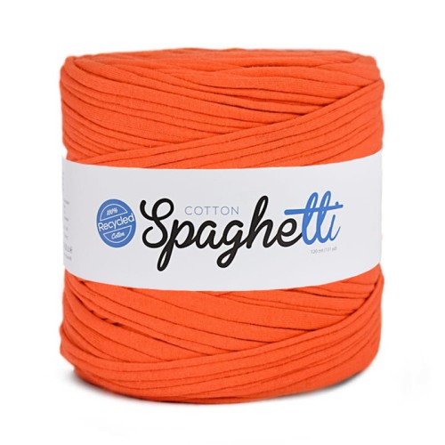 T-shirt Yarn Cotton Spaghetti / intensywny pomarańcz
