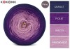 KOKONEK Merino 761 - Granat/fiolet/wrzos/brudny róż