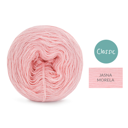 KOKONEK Classic Mono jeden kolor - jasna morela / 250m