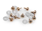 Pukiel kaletniczy / nóżki do torebki / 10x30 mm / różowozłoty / 10 szt / 630501