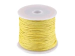 Sznurek bawełniany woskowany 1mm / 20m / żółty narcyz / 310030