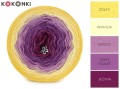 KOKONEK Classic B066 English Tea - Żółty/wanilia/wrzos/jasny fiolet/jeżyna