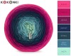 KOKONEK Classic B055 - Fuksja/piwonia/jeżyna/granat/petrol/jasny petrol/mięta