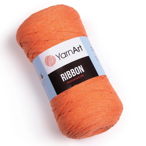 Sznurek / włóczka tasiemkowa YarnArt Ribbon 770 / mango