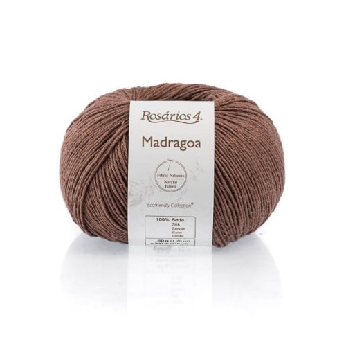 Włóczka Rosarios 4 Madragoa 07 / Castanho / kasztan / 50g