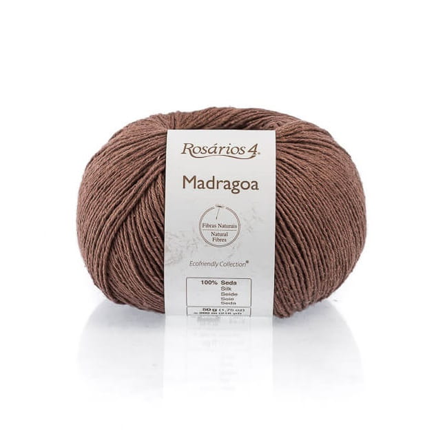 Włóczka Rosarios 4 Madragoa 07 / Castanho / kasztan / 50g