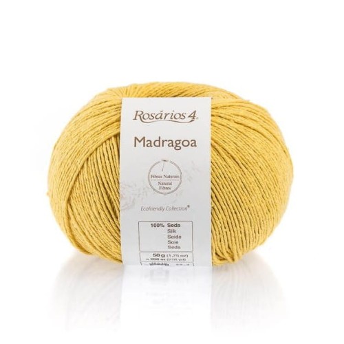 Włóczka Rosarios 4 Madragoa 21/ Amarelo/ żółty / 50g