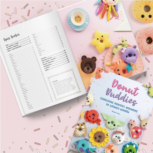 Książka Donut Buddies szydełkowe maskotki ...