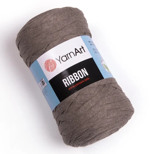 Sznurek / włóczka tasiemkowa YarnArt Ribbon 791 / brąz
