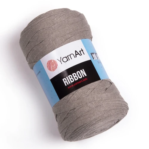 Sznurek / włóczka tasiemkowa YarnArt Ribbon 768 / ciemny beż