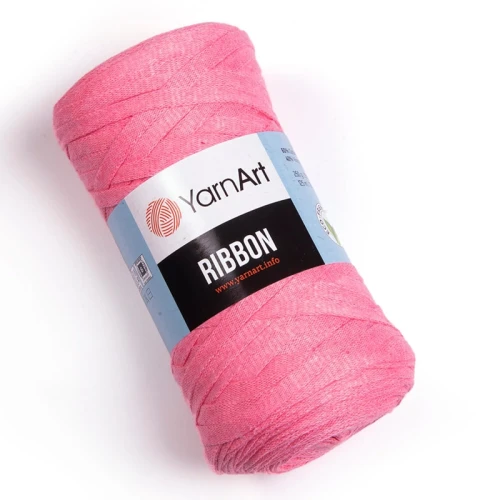Sznurek / włóczka tasiemkowa YarnArt Ribbon 779 / róż