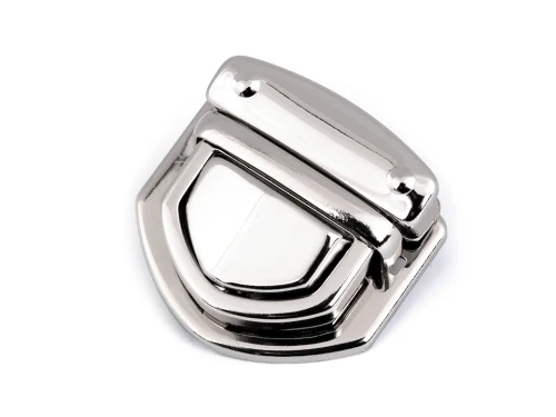 Zapięcie do torebki / nikiel / 30x33 mm / 630492
