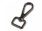 Karabińczyk metalowy 15 mm / 23 x 48 mm / ciemny nikiel / 1 szt / 750945