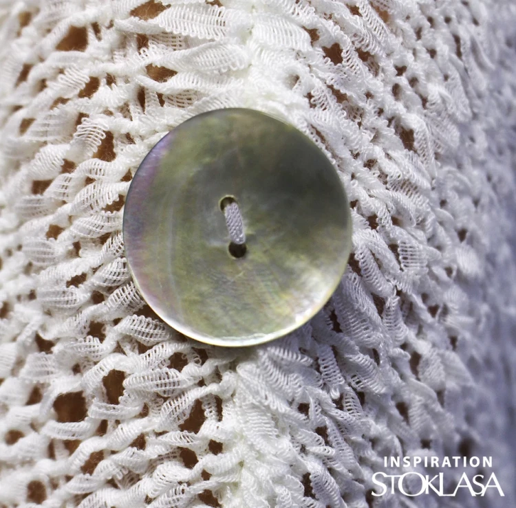 Guzik masa perłowa /  25 mm / 40" / 5 szt / 120531