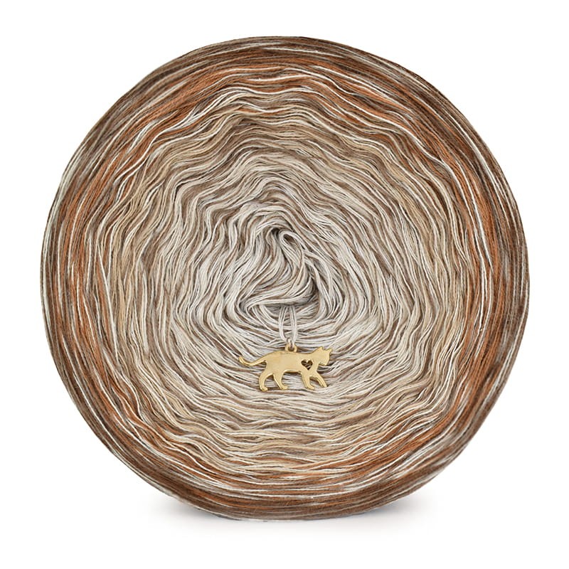 KOKONEK Kish Rare Classic R109 - Orzech/ciepły brąz/ciepły beż/pudrowy beż/kreda + 1 nitka krem + 1 nitka ciemny beż