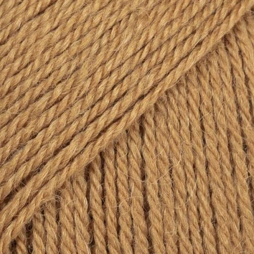 Włóczka Drops Flora 25 / karmel / uni colour