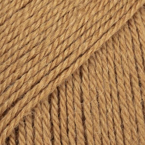 Włóczka Drops Flora 25 / karmel / uni colour