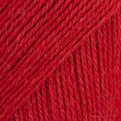 Włóczka Drops Flora 18 / czerwony / mix