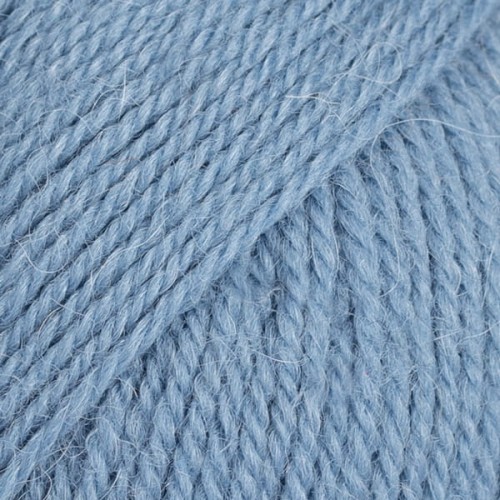 Włóczka Drops Flora 13 / jasny dżins / uni colour