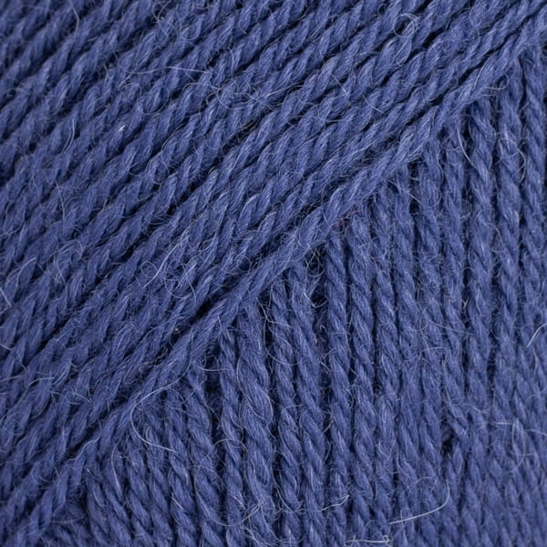 Włóczka Drops Flora 10 / indygo / uni colour