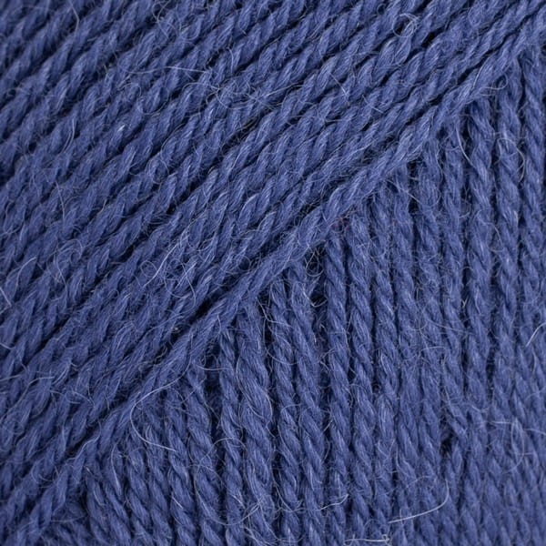 Włóczka Drops Flora 10 / indygo / uni colour