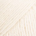 Włóczka Drops Flora 01 / ecru / uni colour