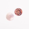 Guzik Drops masa perłowa / wklęsły / jasny róż / 20 mm / 607