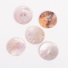 Guzik Drops masa perłowa / wklęsły / jasny róż / 20 mm / 607