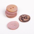 Guzik Drops masa perłowa / wklęsły / jasny różowy / 15 mm / 618