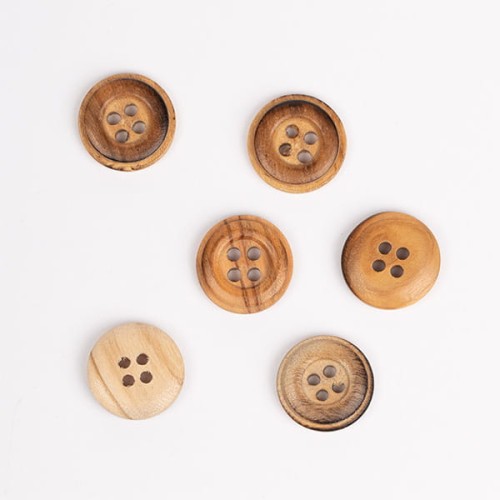 Guzik Drops drewno oliwne / 15 mm / 513