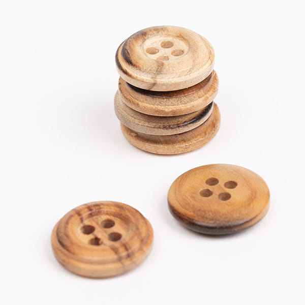 Guzik Drops drewno oliwne / 15 mm / 513