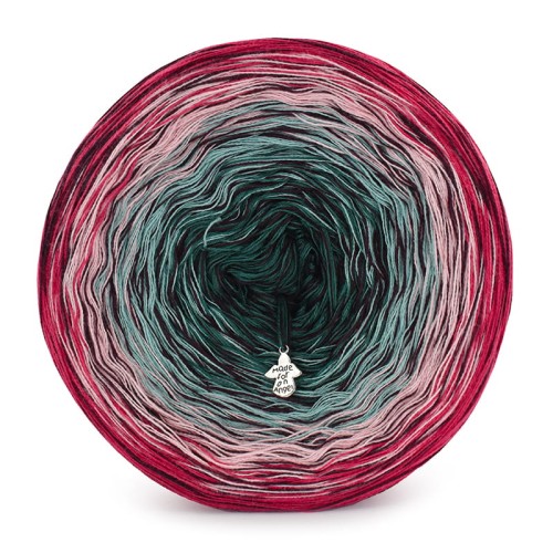KOKONEK Rare Classic R112 - Magenta/jasna morela/patyna/ciemny szmaragd + 1 nitka wino