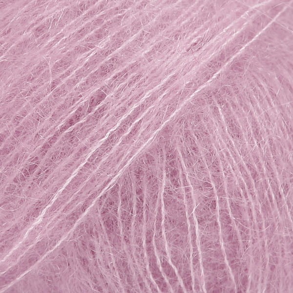 Włóczka Drops Kid-Silk 04 / stary róż / uni color