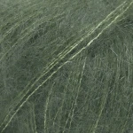 Włóczka Drops Kid-Silk 19 / ciemnozielony / uni color