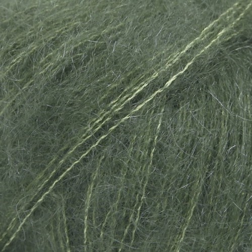 Włóczka Drops Kid-Silk 19 / ciemnozielony / uni color