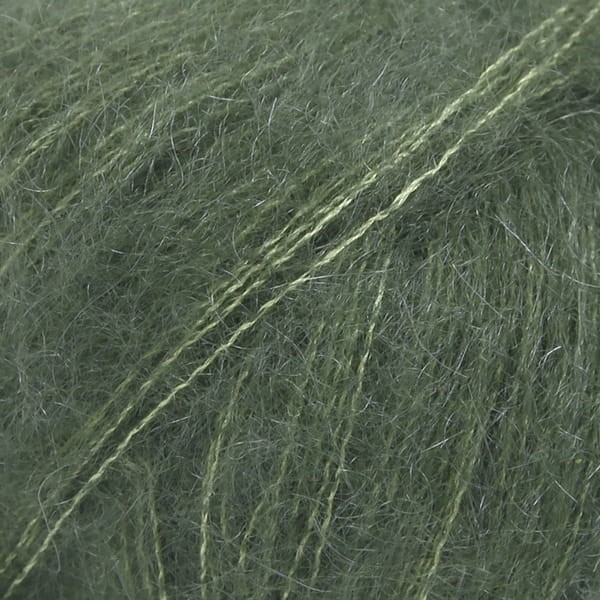 Włóczka Drops Kid-Silk 19 / ciemnozielony / uni color