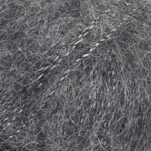Włóczka Drops Kid-Silk 22 / ciemny szary / uni color