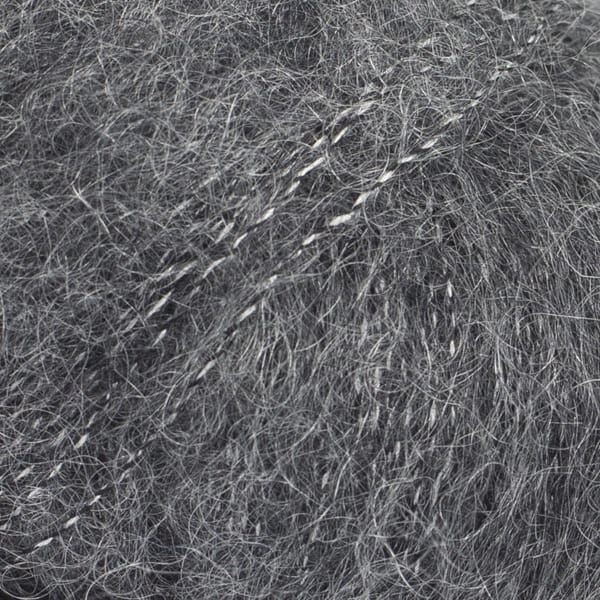 Włóczka Drops Kid-Silk 22 / ciemny szary / uni color