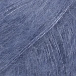 Włóczka Drops Kid-Silk 39 / burzowy niebieski / uni colour