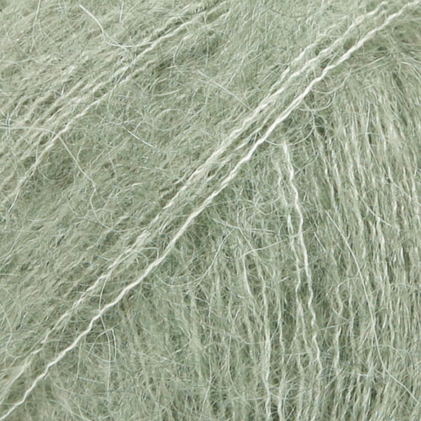 Włóczka Drops Kid-Silk 34 / zielona szałwia / uni color