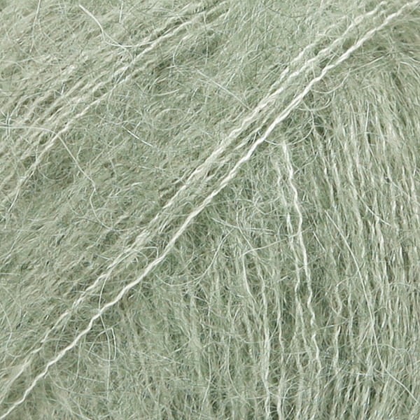 Włóczka Drops Kid-Silk 34 / zielona szałwia / uni color