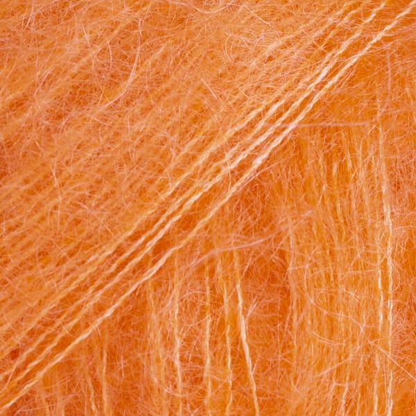 Włóczka Drops Kid-Silk 49 / electric orange / uni color