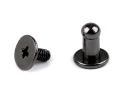 Nit kaletniczy skręcany do metek / ciemny nikiel / 4 mm / 5 szt / 740145