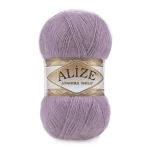 Włóczka Alize Angora Gold 312 / blady fiolet