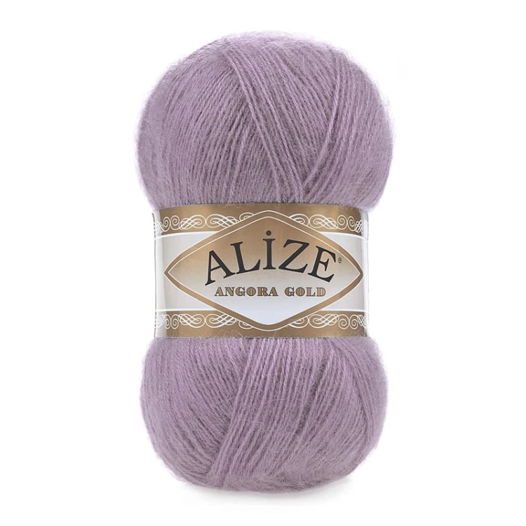 Włóczka Alize Angora Gold 312 / blady fiolet