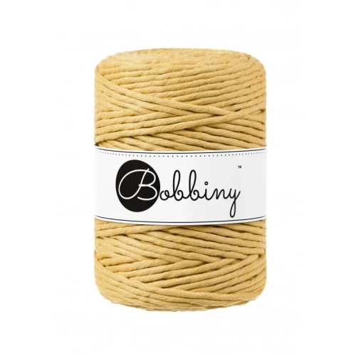 Sznurek skręcany bawełniany Bobbiny Macrame Cord / Miodowy / Honey / 5mm / 100m