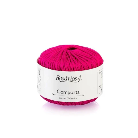 Włóczka Rosarios 4 Comporta 9 / Rosa / fuksja / 50g 